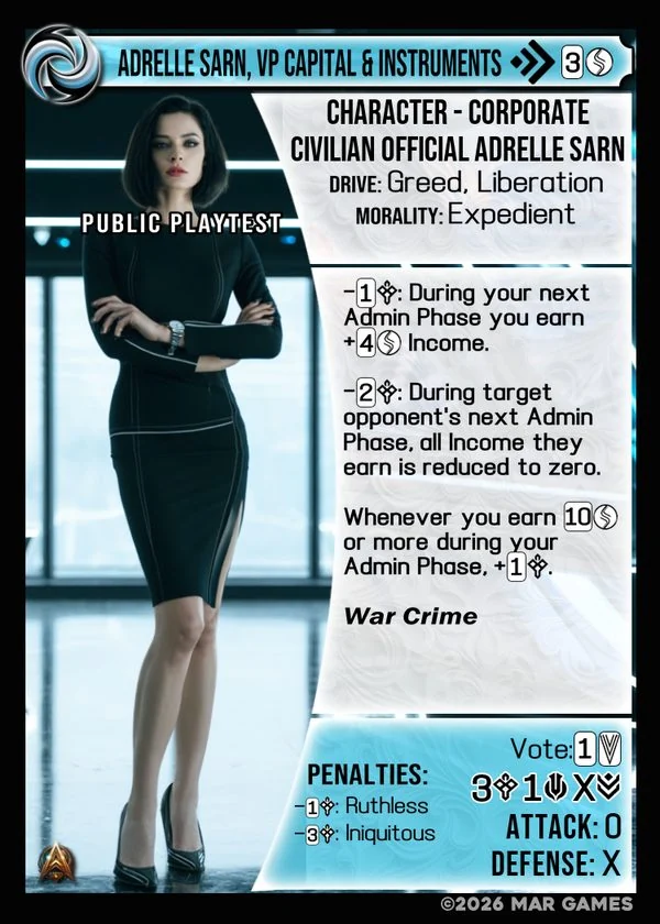Adrelle Sarn, VP Capital & Instruments card