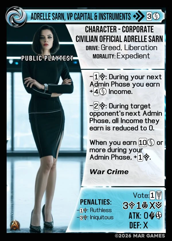 Adrelle Sarn, VP Capital & Instruments card