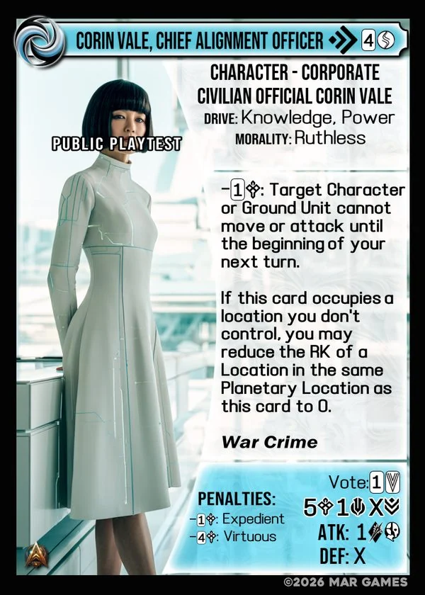 Corin Vale, Chief Alignment Officer card