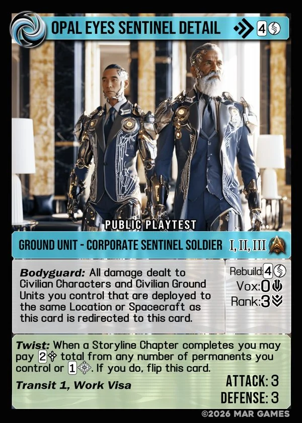 Opal Eyes Sentinel Detail card