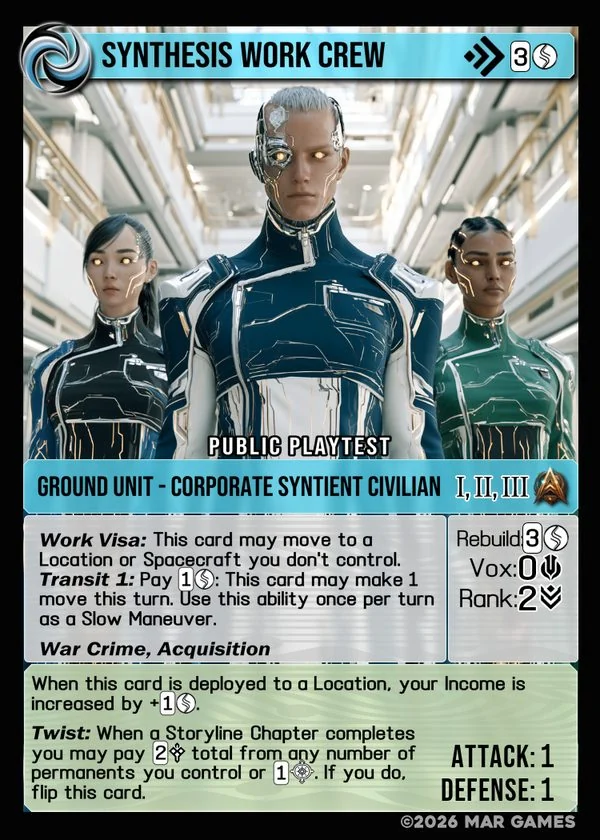 Synthesis Work Crew card