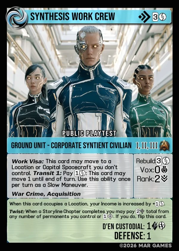 Synthesis Work Crew card