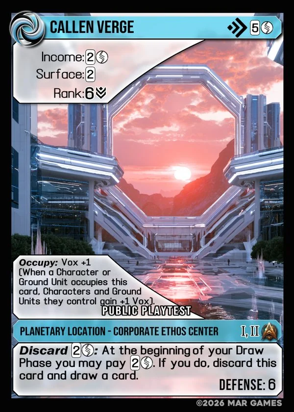 Callen Verge card