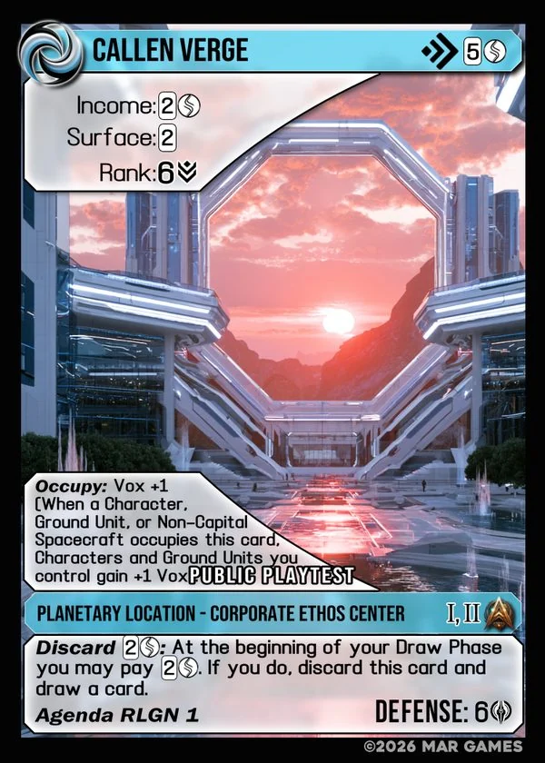 Callen Verge card