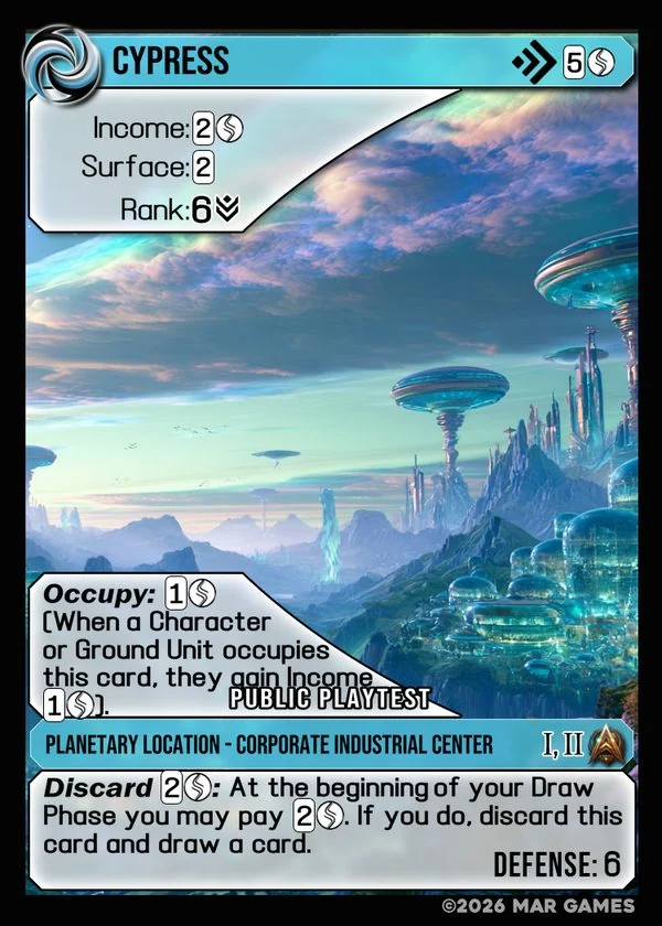 Cypress card