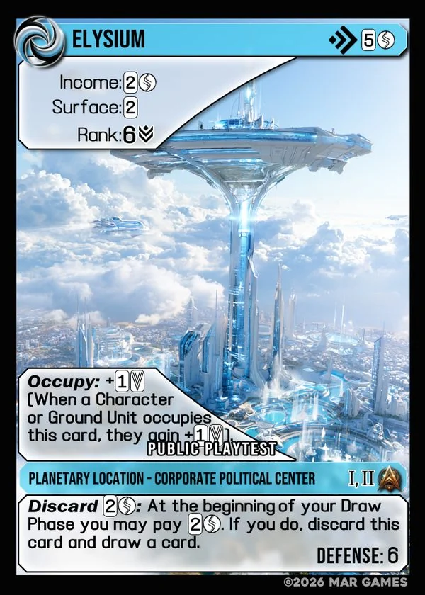 Elysium card
