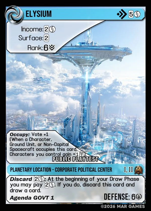 Elysium card