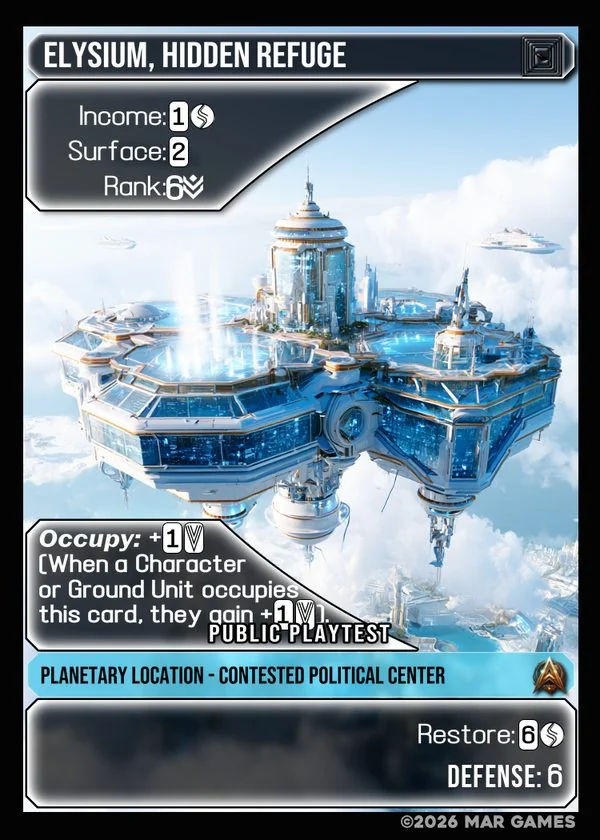 Elysium, Hidden Refuge card