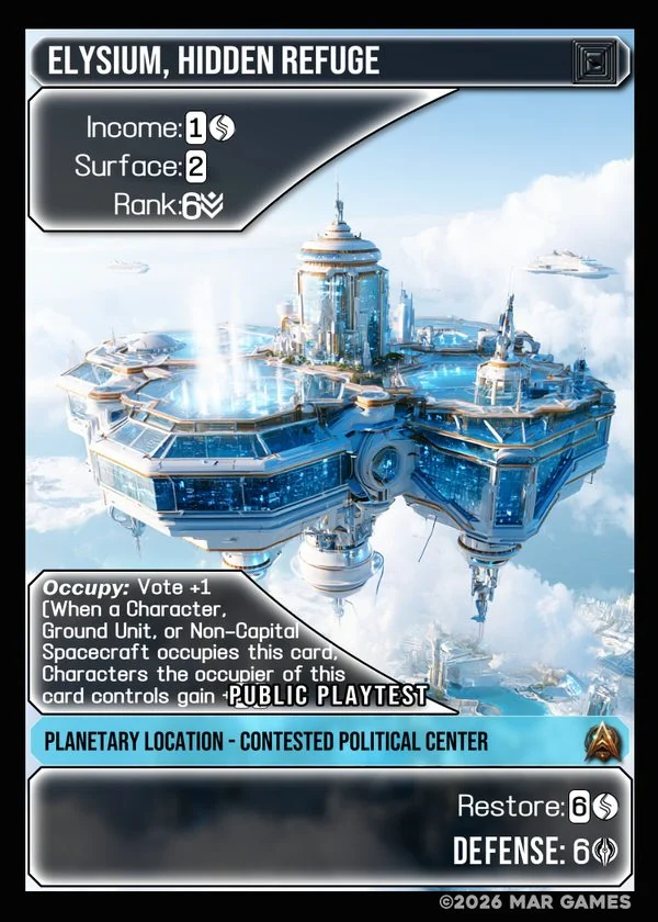 Elysium, Hidden Refuge card