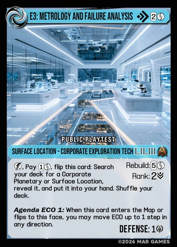 E3: Metrology and Failure Analysis card