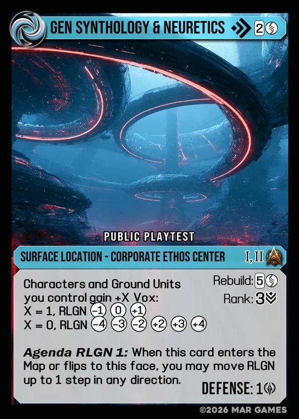 GEN Synthology & Neuretics card