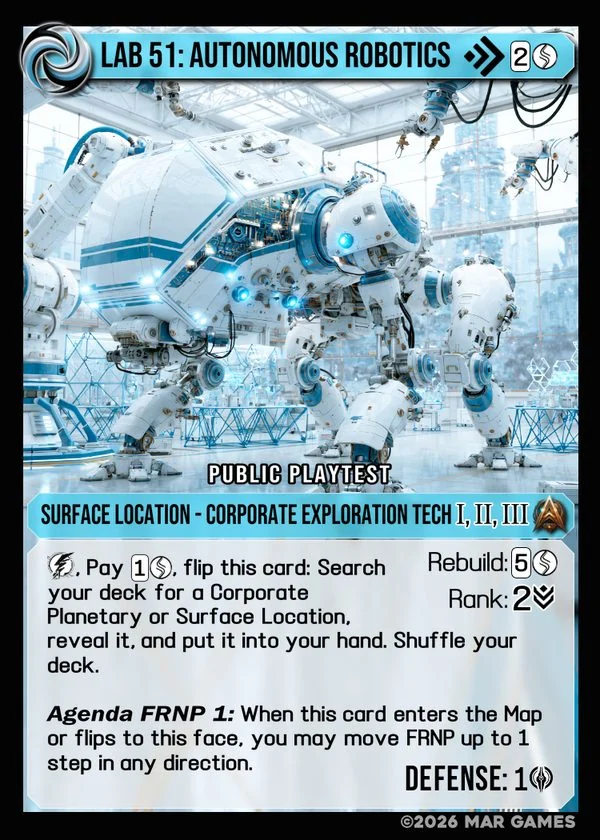 Lab 51: Autonomous Robotics card