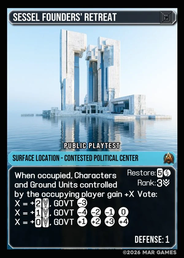 Sessel Founders' Retreat card