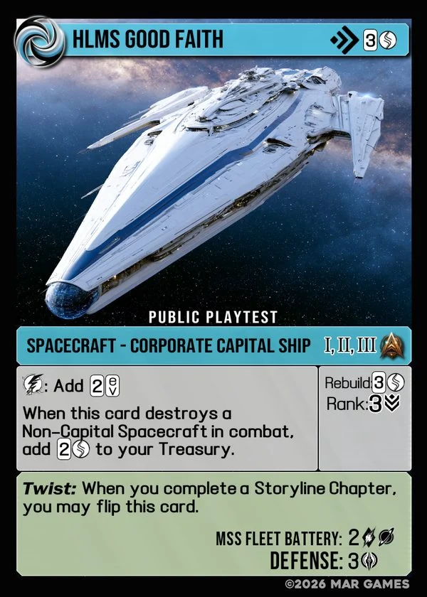 HLMS Good Faith card