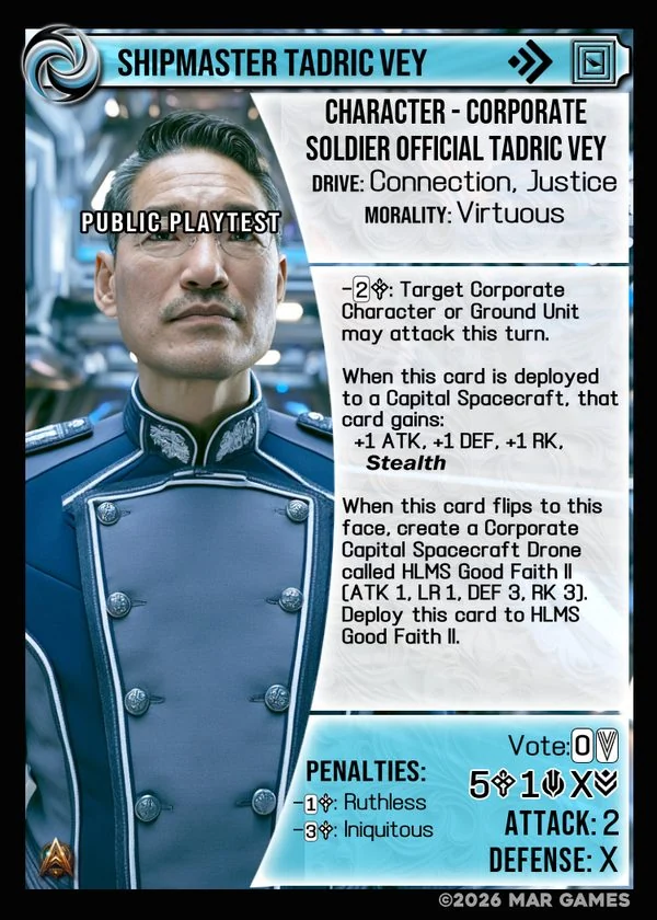 Shipmaster Tadric Vey card