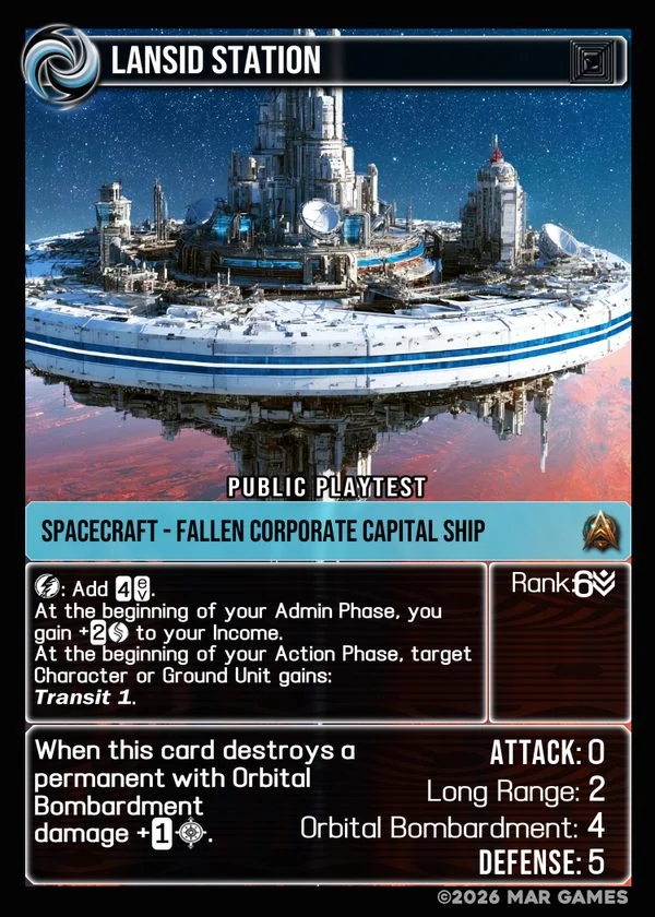 Lansid Station card
