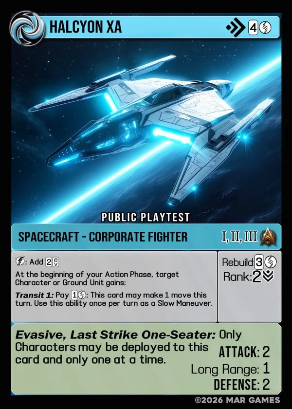 Halcyon XA card