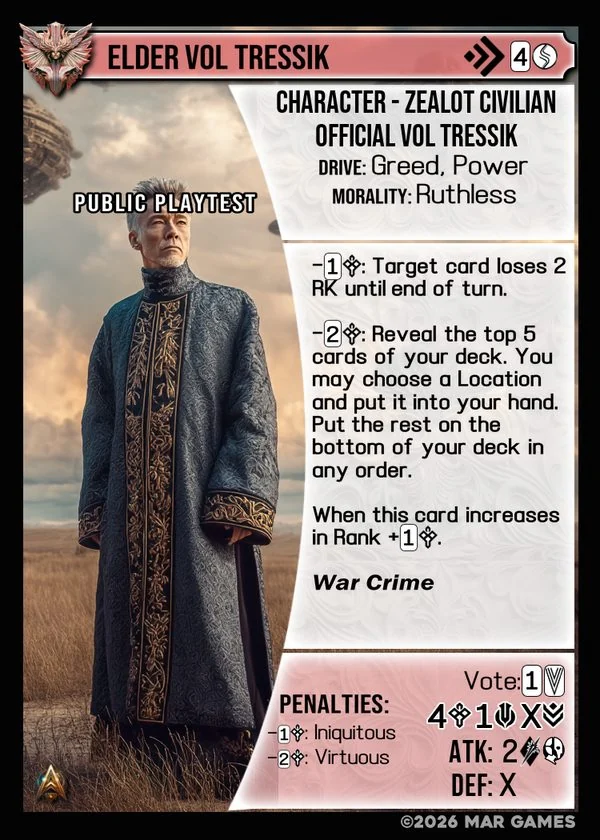 Elder Vol Tressik card