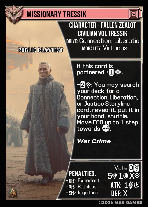 Missionary Tressik card