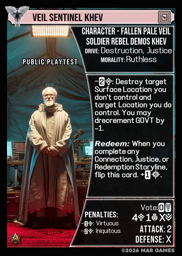 Veil Sentinel Khev card