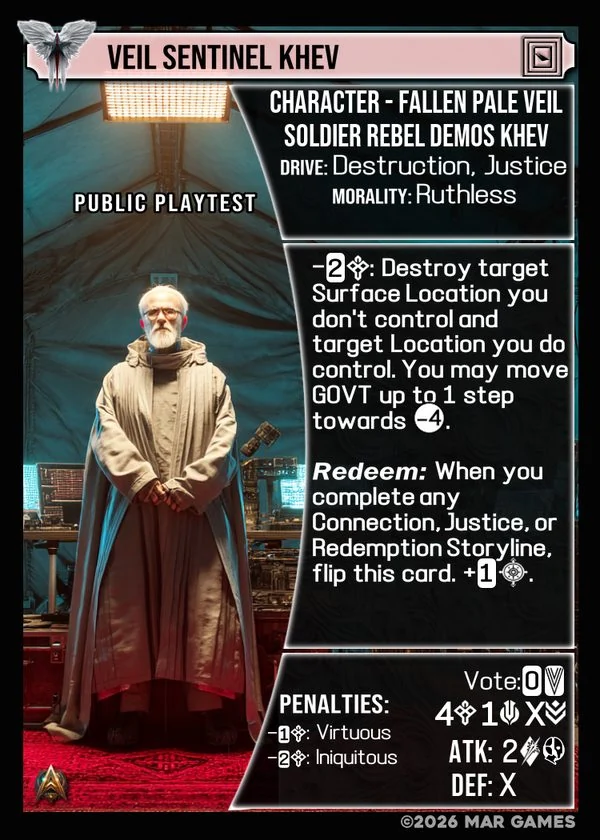Veil Sentinel Khev card
