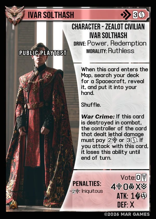 Ivar Solthash card