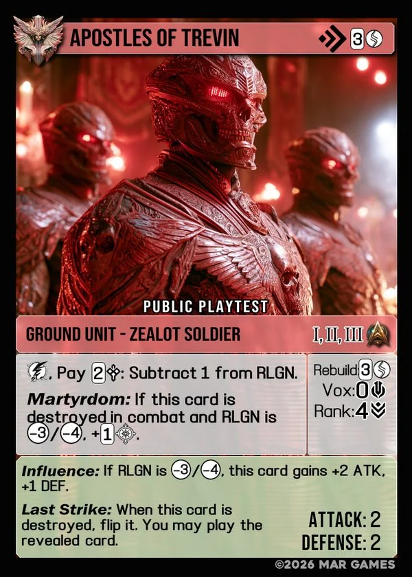 Apostles of Trevin card