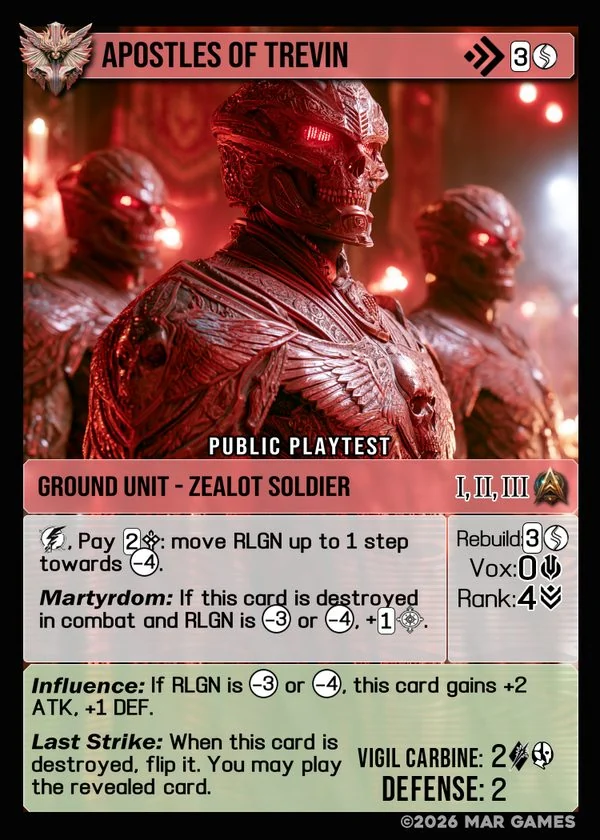 Apostles of Trevin card