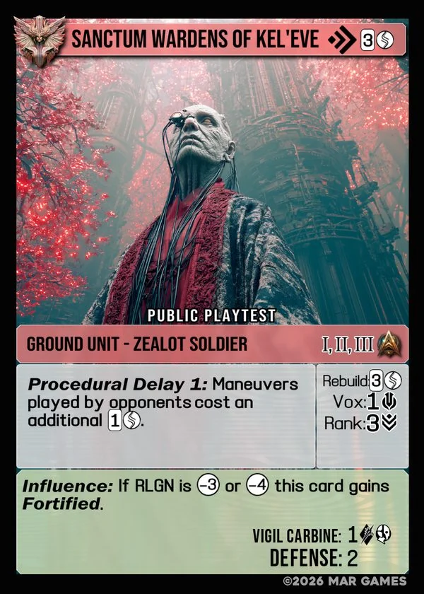 Sanctum Wardens of Kel'eve card