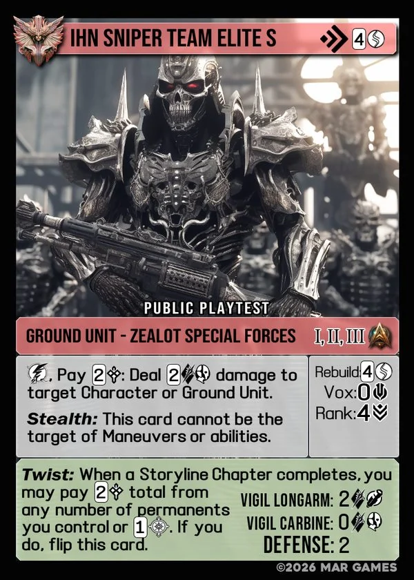 IHN Sniper Team Elite S card