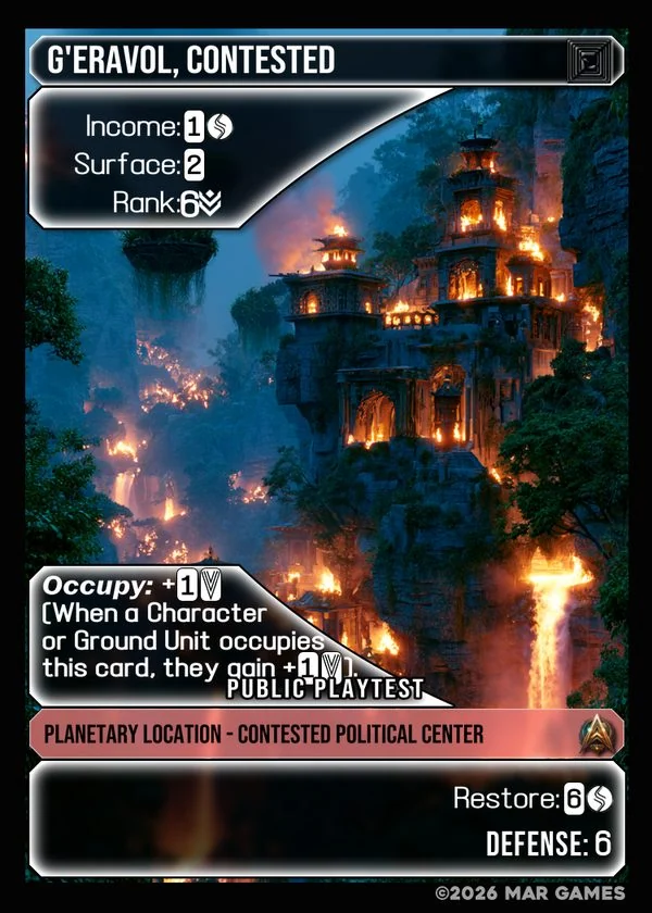 G'eravol, Contested card