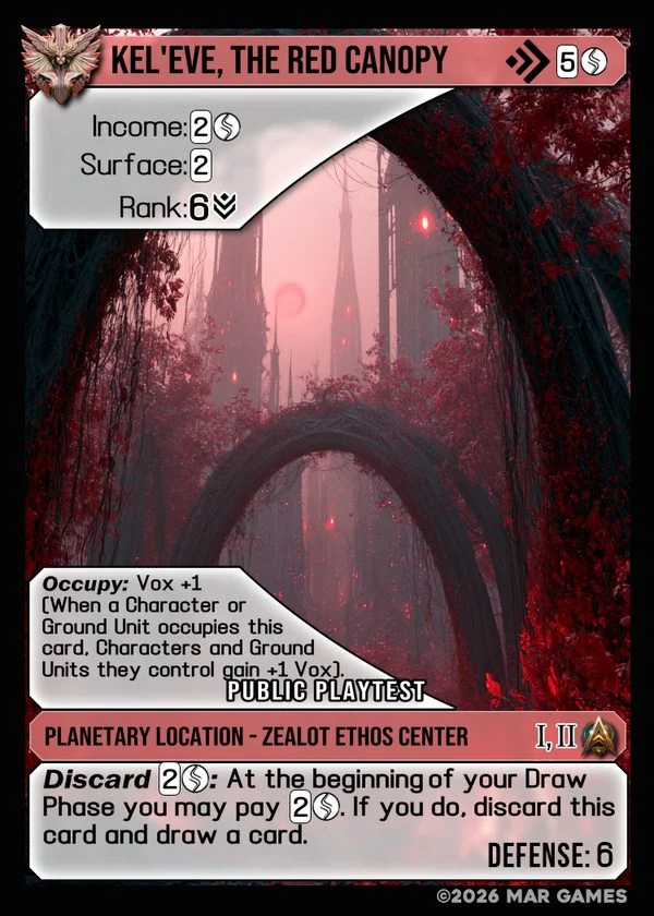 Kel'eve, The Red Canopy card