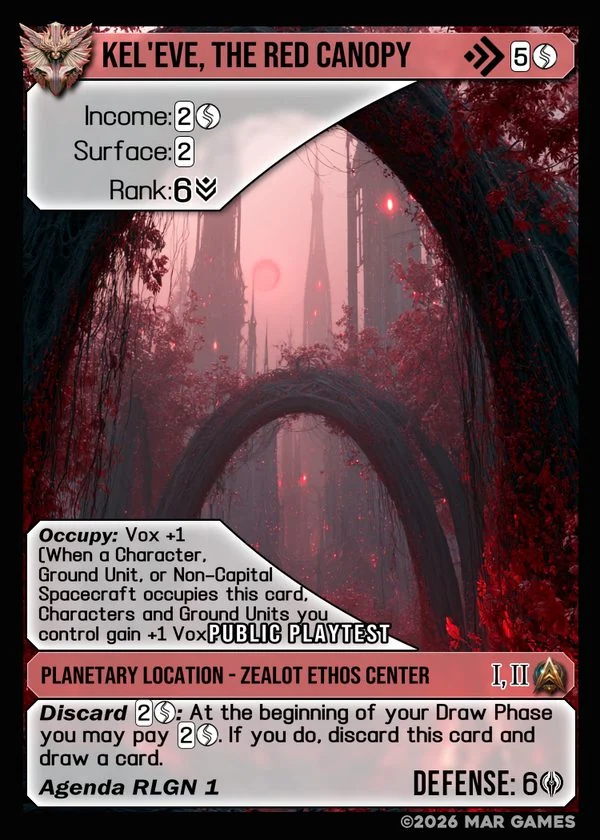 Kel'eve, The Red Canopy card