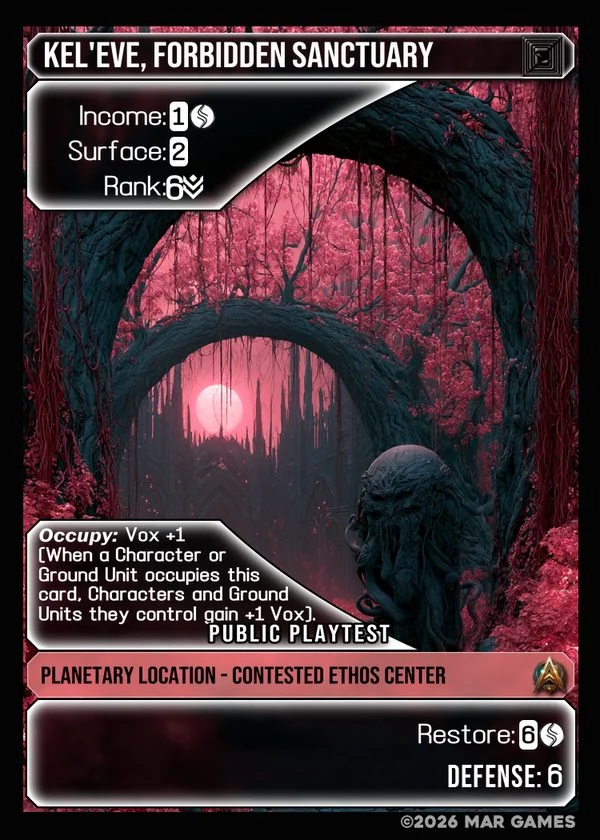 Kel'eve, Forbidden Sanctuary card