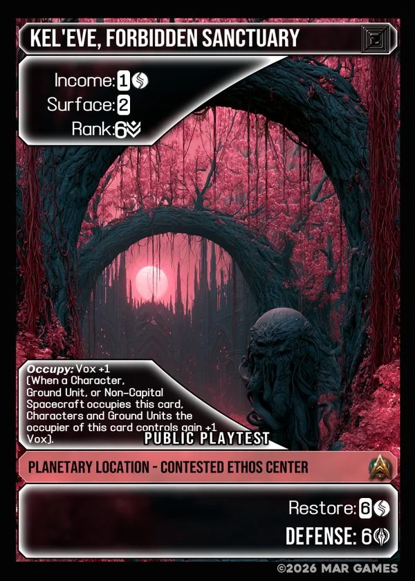 Kel'eve, Forbidden Sanctuary card