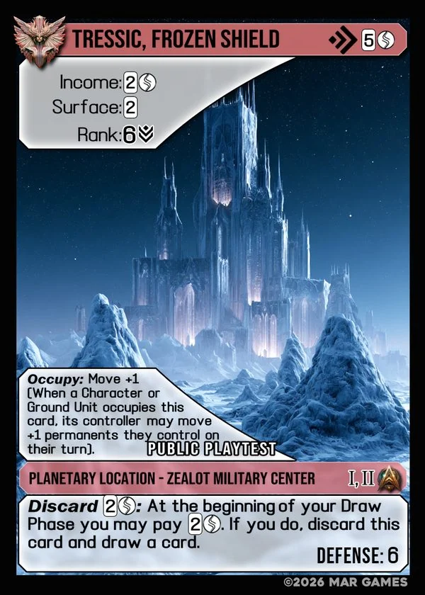 Tressic, Frozen Shield card