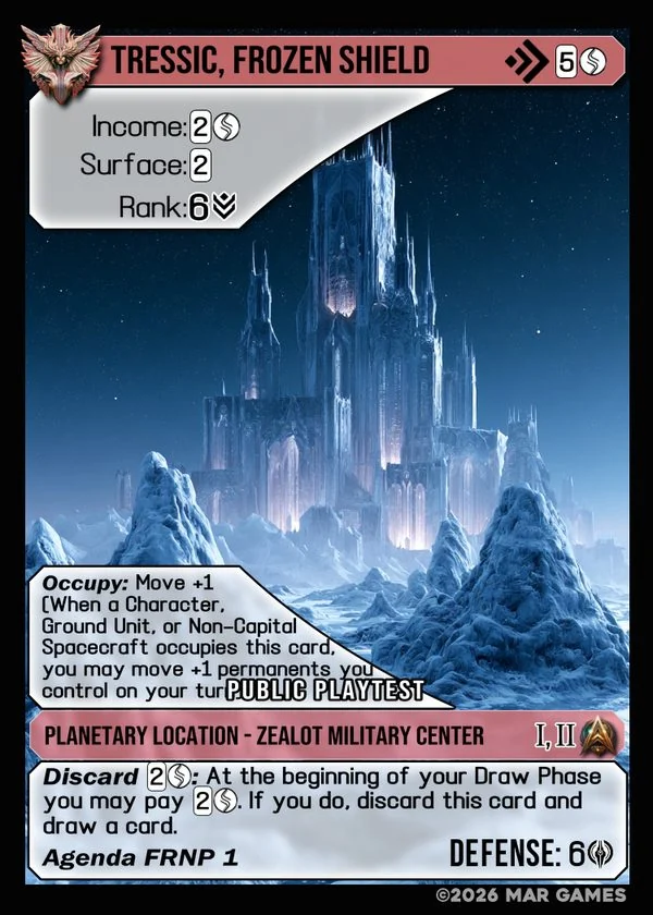 Tressic, Frozen Shield card