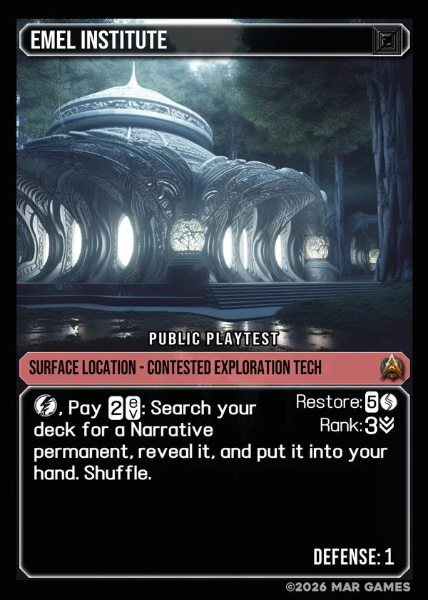Emel Institute card