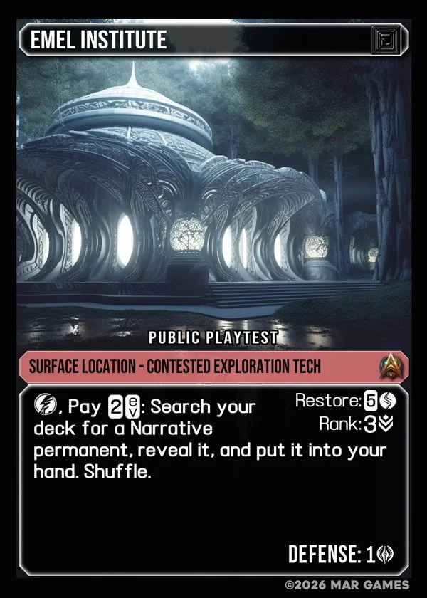 Emel Institute card