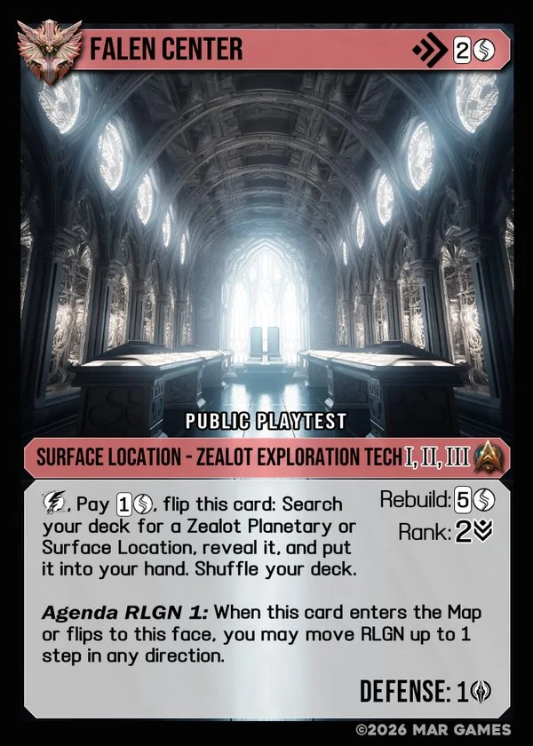 Falen Center card