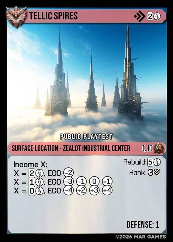 Tellic Spires card