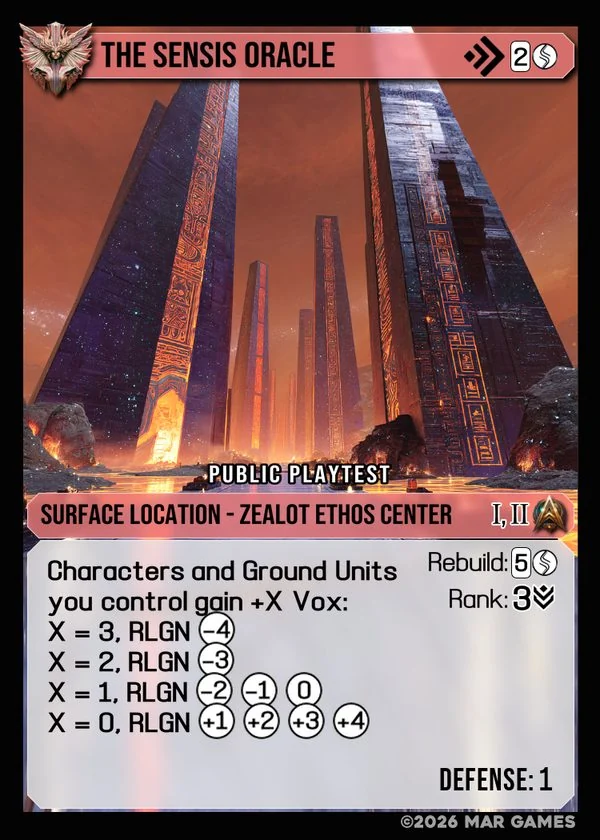 The Sensis Oracle card
