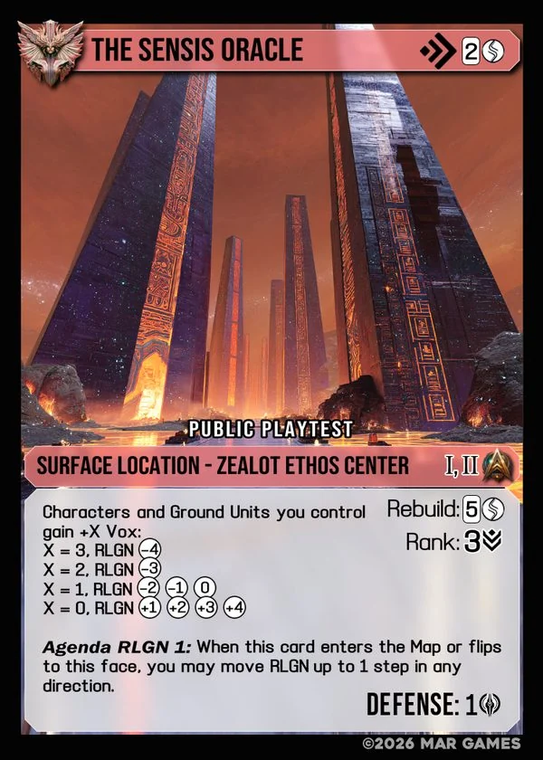 The Sensis Oracle card