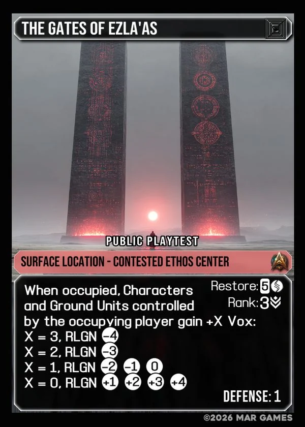 The Gates of Ezla'as card