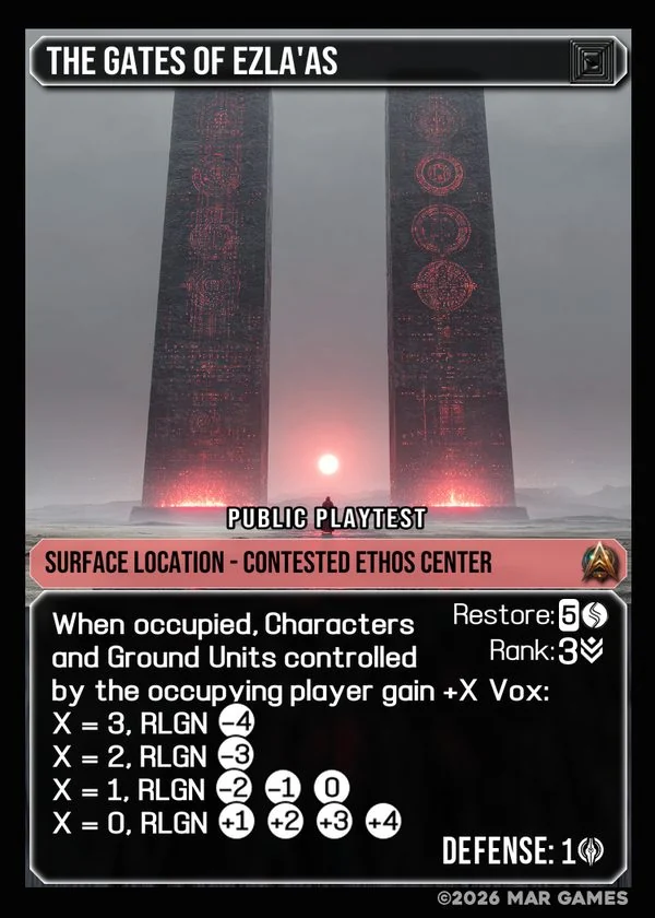 The Gates of Ezla'as card