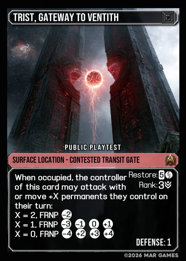 Trist, Gateway to Ventith card