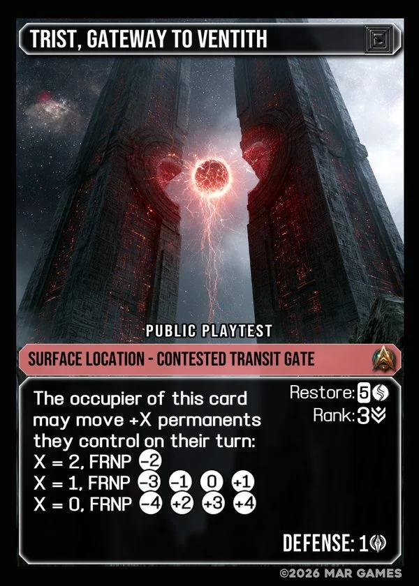 Trist, Gateway to Ventith card