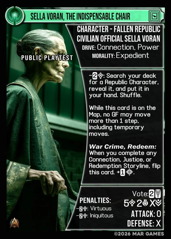 Sella Voran, The Indispensable Chair card