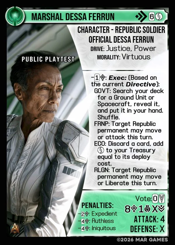 Marshal Dessa Ferrun card