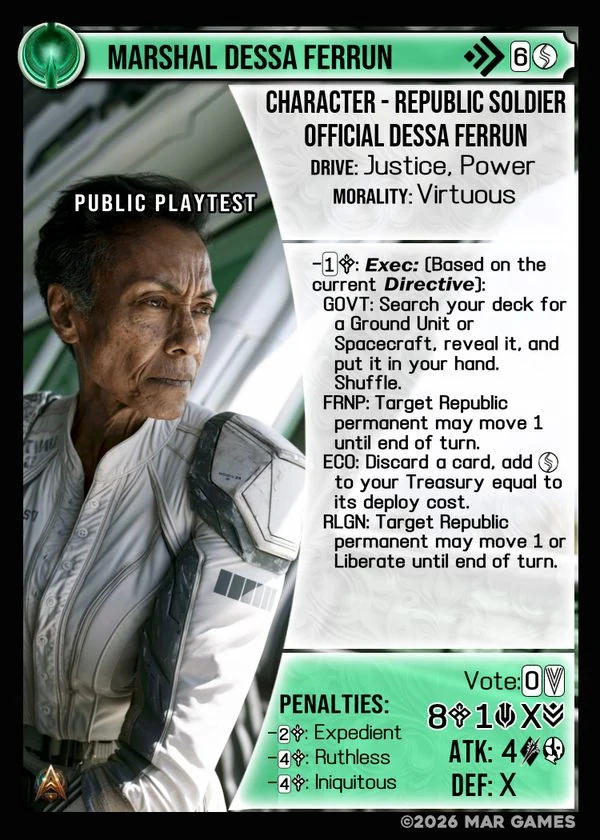 Marshal Dessa Ferrun card